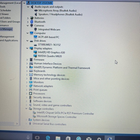 PC Dell Precision 3520 Windows 10 Pro 512gb 16gb Intel(R) Core(TM) 5-7440HQ CPU - Picture 6 of 9